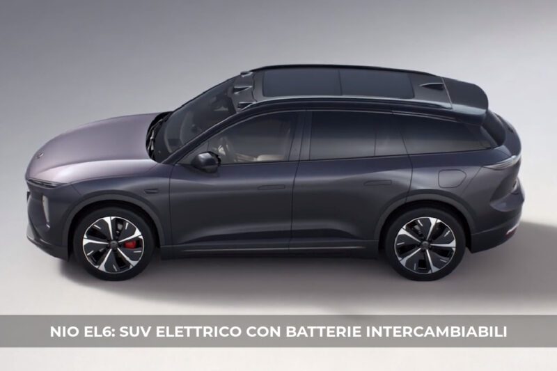 nio el6 suv elettrico batterie intercambiabili