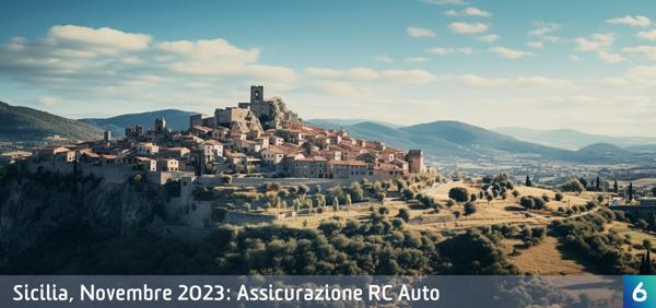 Osservatorio Prezzi Assicurazione Auto in Sicilia in Novembre 2023