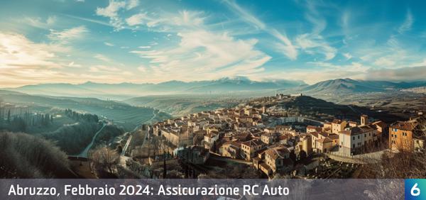 Osservatorio Prezzi Assicurazione Auto in Abruzzo in Febbraio 2024