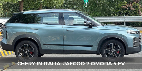 CHERY IN ITALIA: JAECOO 7 OMODA 5 EV