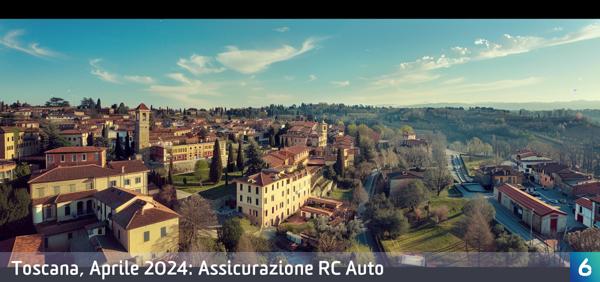 Osservatorio Prezzi Assicurazione Auto in Toscana in Aprile 2024