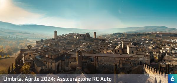 Osservatorio Prezzi Assicurazione Auto in Umbria in Aprile 2024
