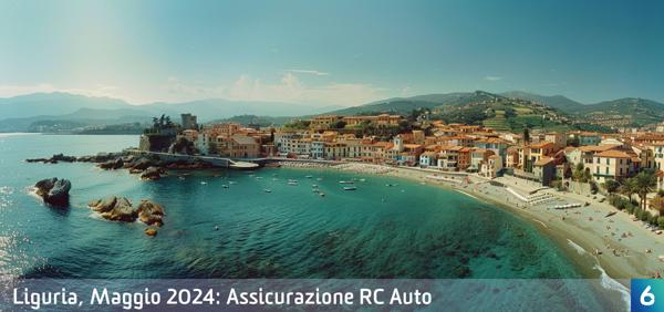 Osservatorio Prezzi Assicurazione Auto in Liguria in Maggio 2024