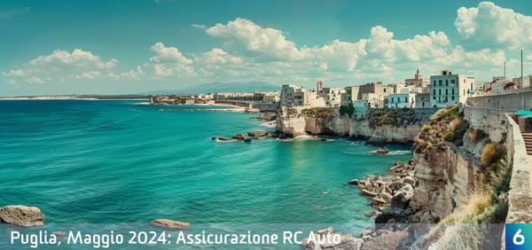 Osservatorio Prezzi Assicurazione Auto in Puglia in Maggio 2024