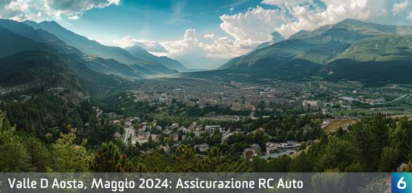 Osservatorio Prezzi Assicurazione Auto in Valle D Aosta in Maggio 2024
