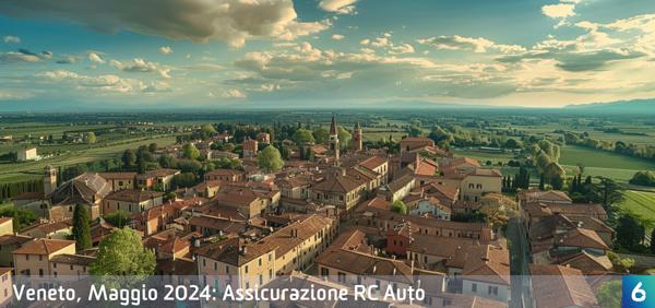 Osservatorio Prezzi Assicurazione Auto in Veneto in Maggio 2024