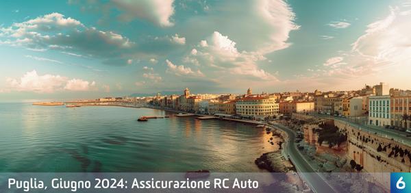 Osservatorio Prezzi Assicurazione Auto in Puglia in Giugno 2024