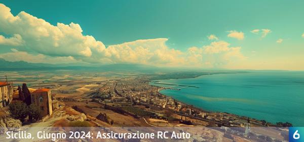 Osservatorio Prezzi Assicurazione Auto in Sicilia in Giugno 2024