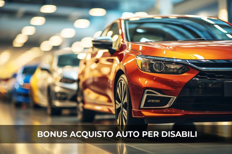 bonus acquisto auto disabile