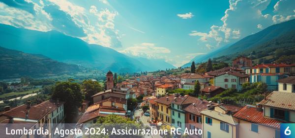 Osservatorio Prezzi Assicurazione Auto in Lombardia in Agosto 2024