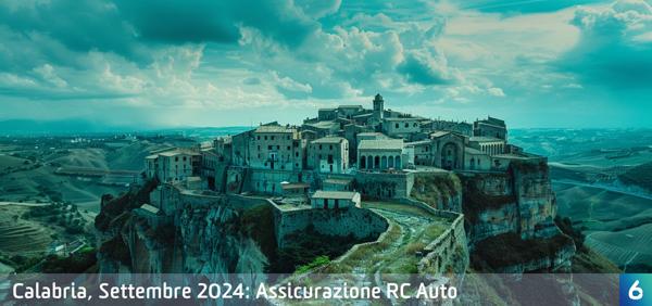 Osservatorio Prezzi Assicurazione Auto in Calabria in Settembre 2024