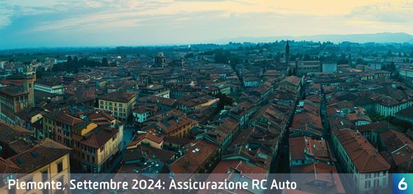 Osservatorio Prezzi Assicurazione Auto in Piemonte in Settembre 2024