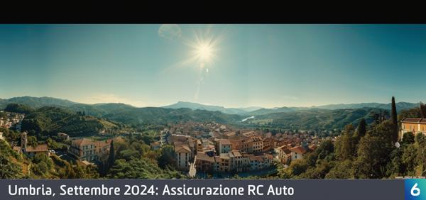 Osservatorio Prezzi Assicurazione Auto in Umbria in Settembre 2024