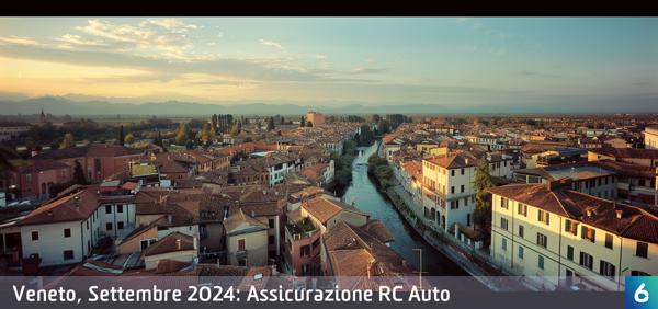 Osservatorio Prezzi Assicurazione Auto in Veneto in Settembre 2024